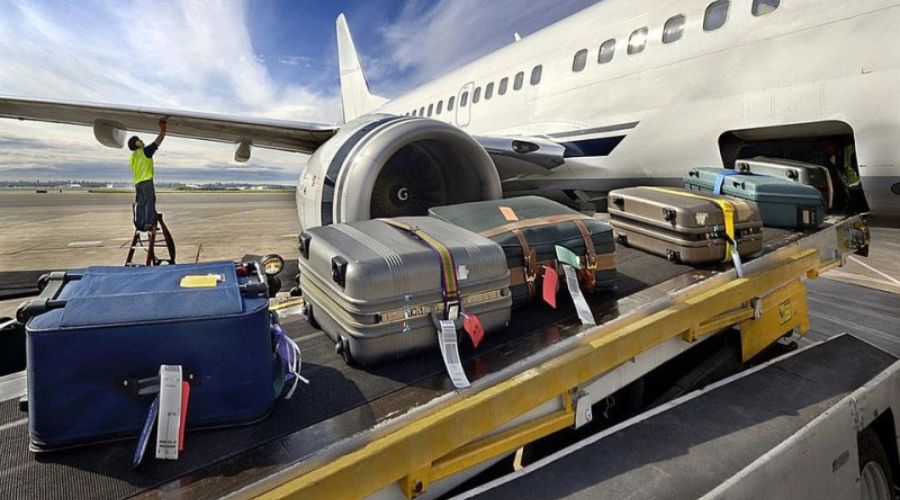 Hành lý ký gửi được để ở khoang hành lý.
