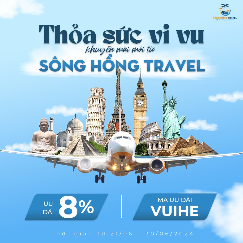 Ưu đãi chào hè giám giá 8% vé máy bay*