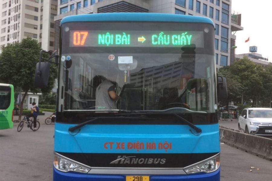 Tuyến xe bus 07: Cầu Giấy - Nội Bài